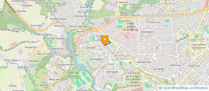 localisation de l'entreprise MONSIEUR ABDELHAFID BELMIHOUB à BREST