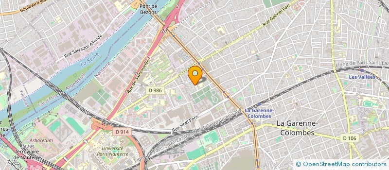 localisation de l'entreprise MONSIEUR ABDELHAFID BENAYADA  COLOMBES