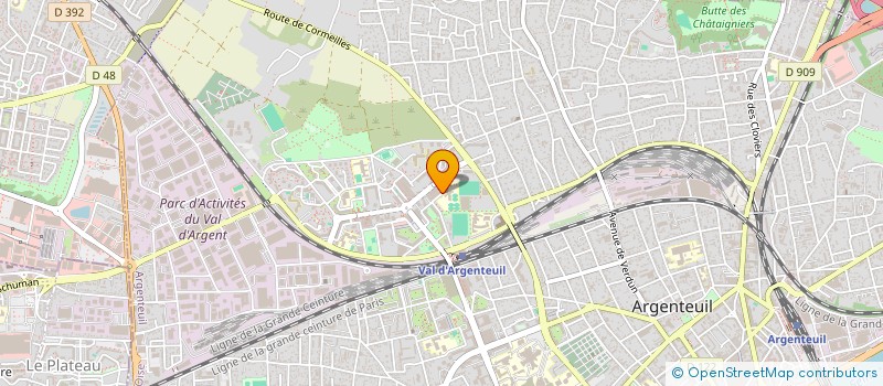 localisation de l'entreprise MONSIEUR ABDELHAFID BENMANSOUR  ARGENTEUIL