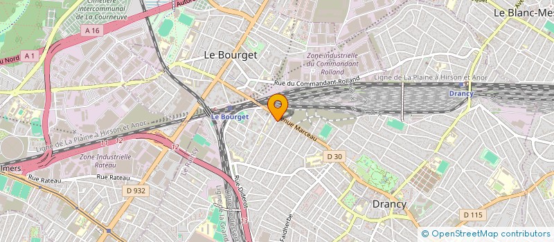 localisation de l'entreprise MONSIEUR ABDELHAFID BOUZERZOUR à DRANCY