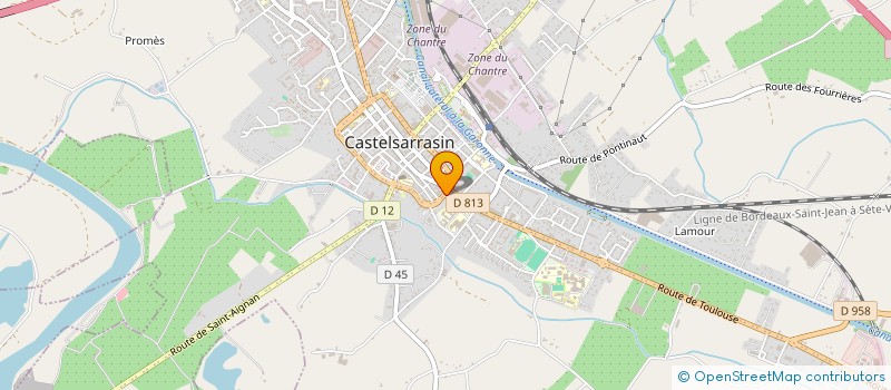 localisation de l'entreprise MONSIEUR ABDELHAFID BOUZID  CASTELSARRASIN