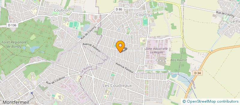 localisation de l'entreprise MONSIEUR ABDELHAFID BOUZIDI  COURTRY