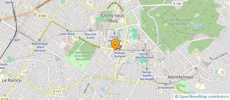localisation de l'entreprise MONSIEUR ABDELHAFID CHIKHI à CLICHY-SOUS-BOIS