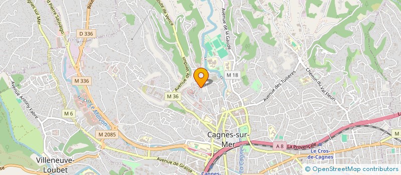 localisation de l'entreprise MONSIEUR ABDELHAFID EL ALAOUI à CAGNES-SUR-MER