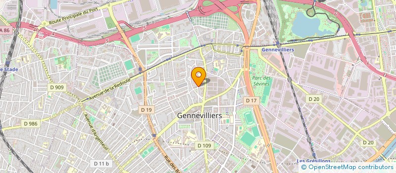 localisation de l'entreprise MONSIEUR ABDELHAFID FATMI à GENNEVILLIERS