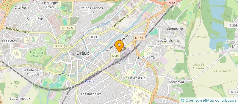 localisation de l'entreprise MONSIEUR ABDELHAFID FELLAH à DREUX