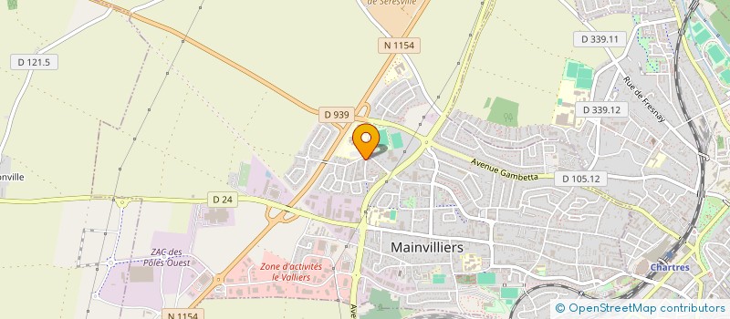 localisation de l'entreprise MONSIEUR ABDELHAFID HSAINI à MAINVILLIERS