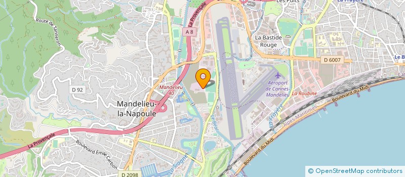 localisation de l'entreprise MONSIEUR ABDELHAFID IKAABOUNI  MANDELIEU-LA-NAPOULE