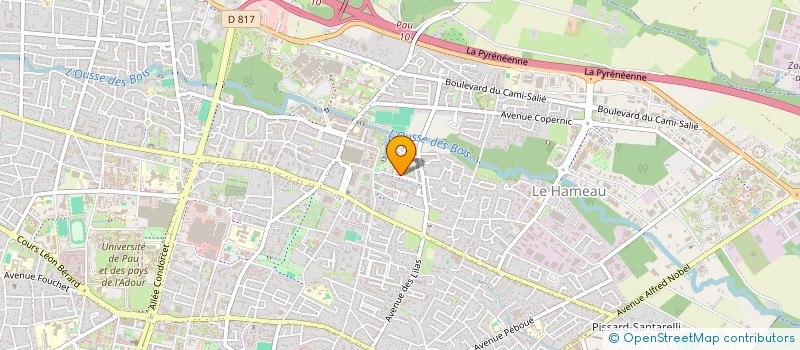 localisation de l'entreprise MONSIEUR ABDELHAFID IZGNOU à PAU