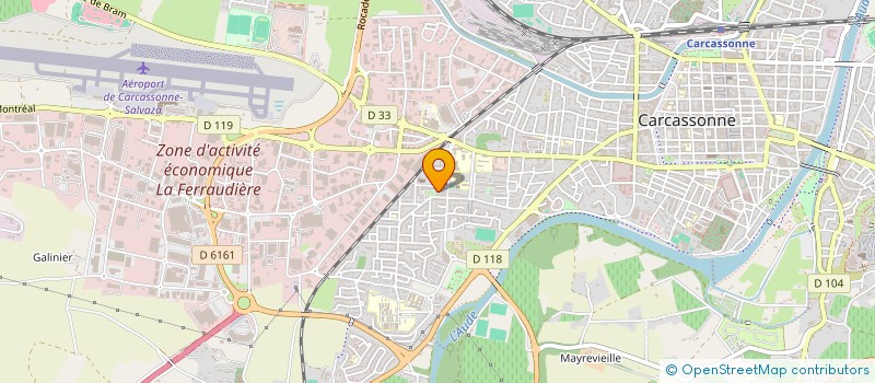 localisation de l'entreprise MONSIEUR ABDELHAFID JAHID  CARCASSONNE