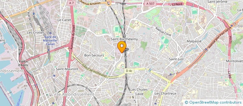 localisation de l'entreprise MONSIEUR ABDELHAFID KASRI à MARSEILLE