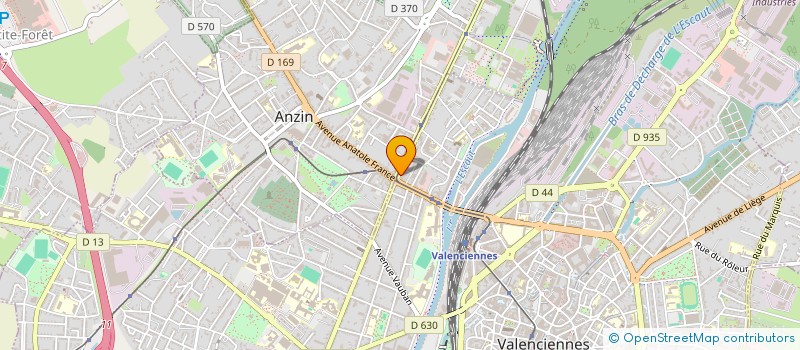 localisation de l'entreprise MONSIEUR ABDELHAFID LALAOUI CHAHIM  VALENCIENNES