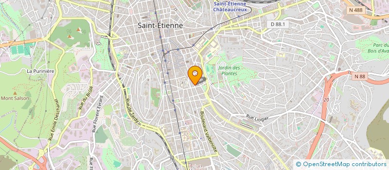 localisation de l'entreprise MONSIEUR ABDELHAFID M'HAMDI  SAINT-ETIENNE