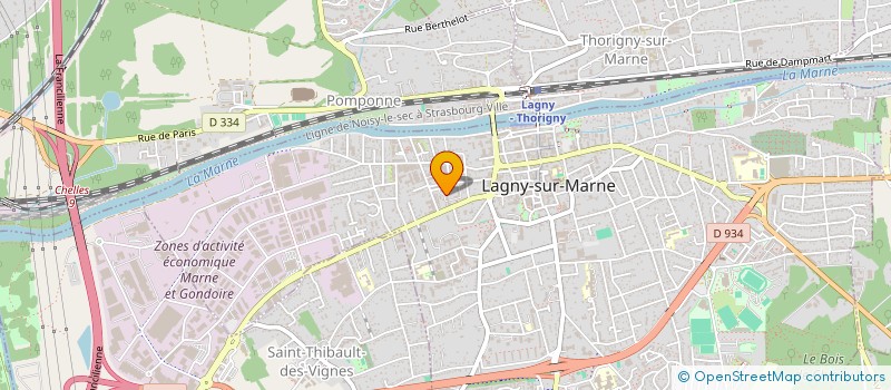 localisation de l'entreprise MONSIEUR ABDELHAFID MAZOUZ ZORGANE  LAGNY-SUR-MARNE