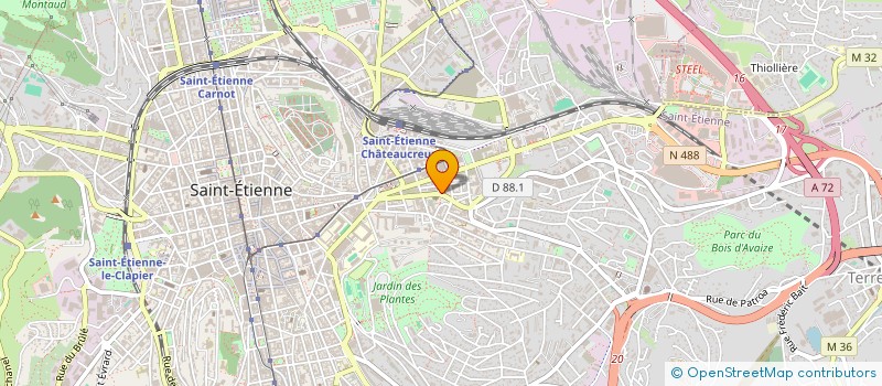 localisation de l'entreprise MONSIEUR ABDELHAFID MEKHALFIA à SAINT-ETIENNE