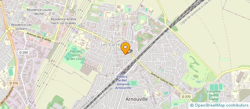 localisation de l'entreprise MONSIEUR ABDELHAFID NAJI  ARNOUVILLE