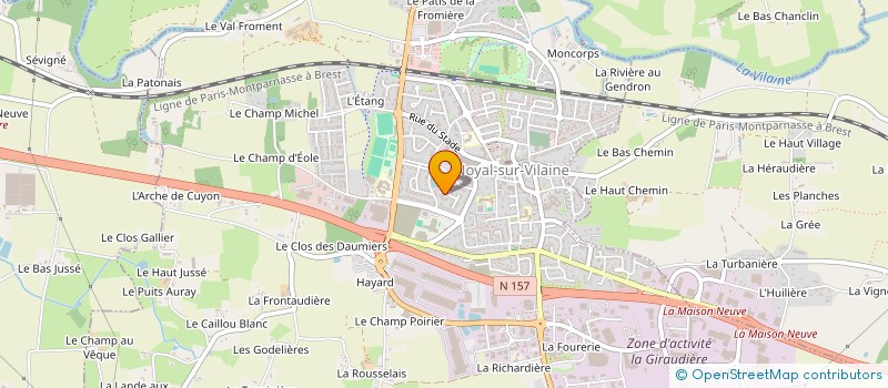 localisation de l'entreprise MONSIEUR ABDELHAFID NAJJI  NOYAL-SUR-VILAINE