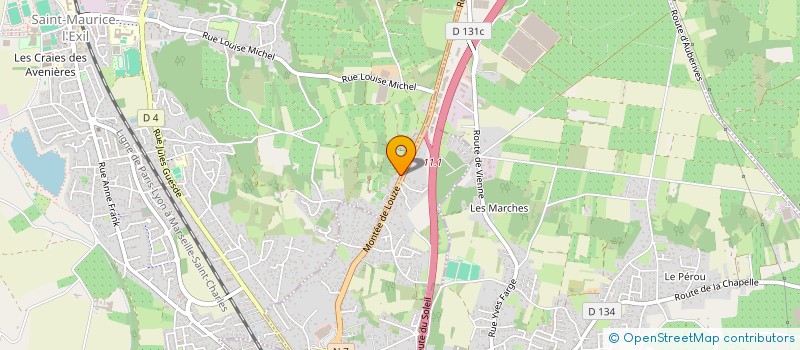 localisation de l'entreprise MONSIEUR ABDELHAFID OUANDJLI à SAINT-MAURICE-L'EXIL