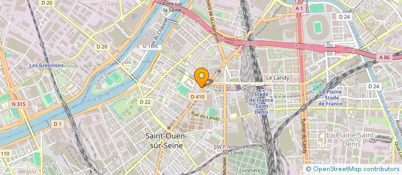 localisation de l'entreprise MONSIEUR ABDELHAFID SOUANE à SAINT-DENIS