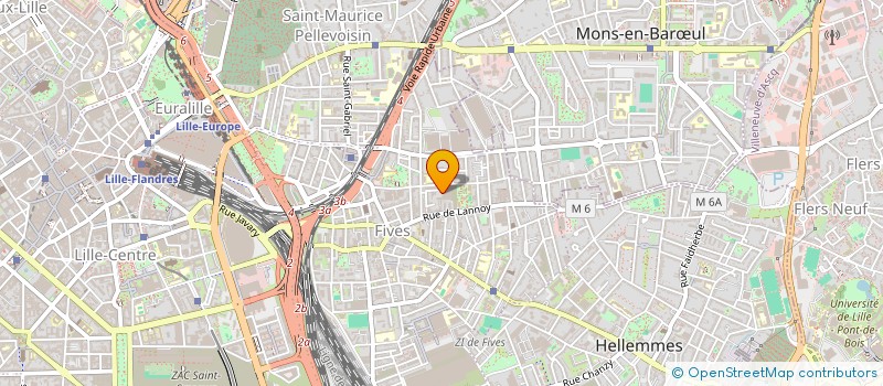 localisation de l'entreprise MONSIEUR ABDELHAFIDH ADNANE à LILLE