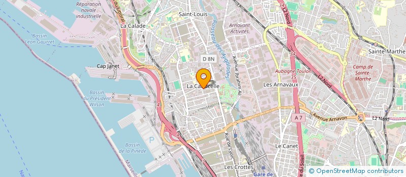 localisation de l'entreprise MONSIEUR ABDELHAFIDH BOUZARET à MARSEILLE