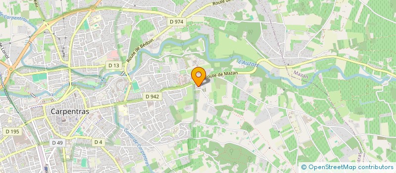 localisation de l'entreprise MONSIEUR ABDELHAFIDH HAMMAMI  CARPENTRAS