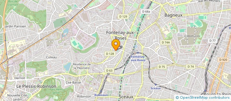 localisation de l'entreprise MONSIEUR ABDELHAG DADI  FONTENAY-AUX-ROSES