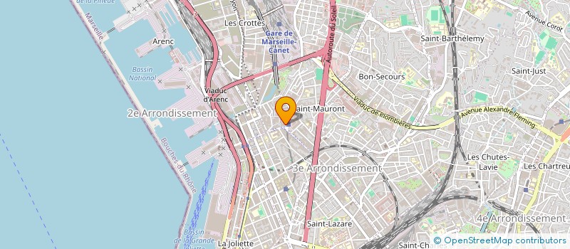 localisation de l'entreprise MONSIEUR ABDELHAK AFTIS  MARSEILLE