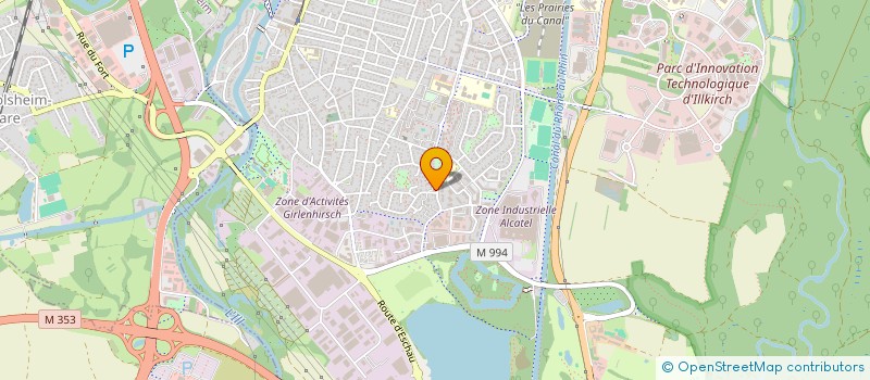 localisation de l'entreprise MONSIEUR ABDELHAK ALAMI  ILLKIRCH-GRAFFENSTADEN