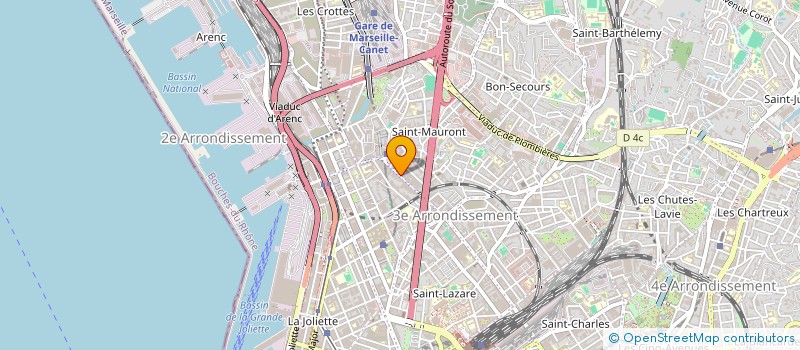 localisation de l'entreprise MONSIEUR ABDELHAK AMRI à MARSEILLE