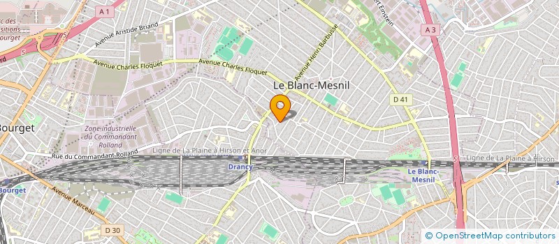 localisation de l'entreprise MONSIEUR ABDELHAK AMRICHE à LE BLANC-MESNIL