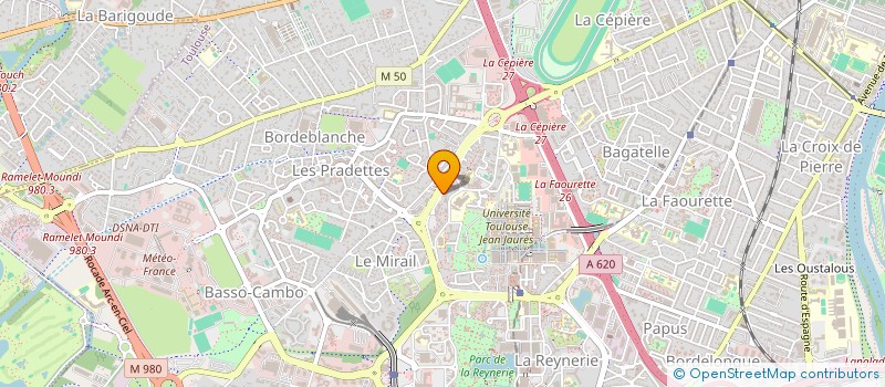 localisation de l'entreprise MONSIEUR ABDELHAK BAALOUK à TOULOUSE