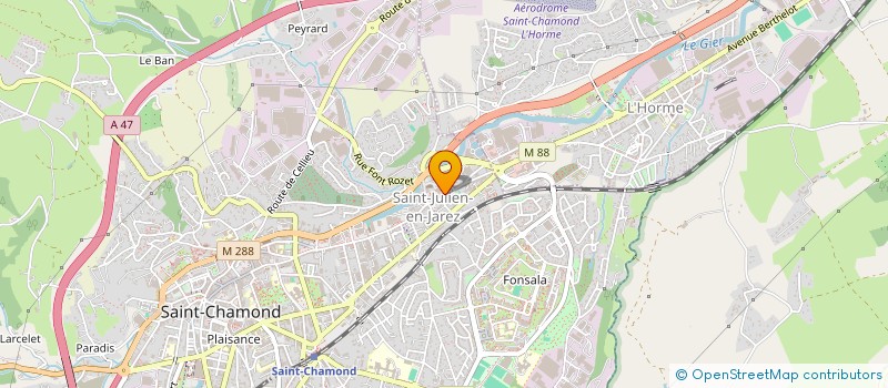 localisation de l'entreprise MONSIEUR ABDELHAK BELAZZOUG  SAINT-CHAMOND