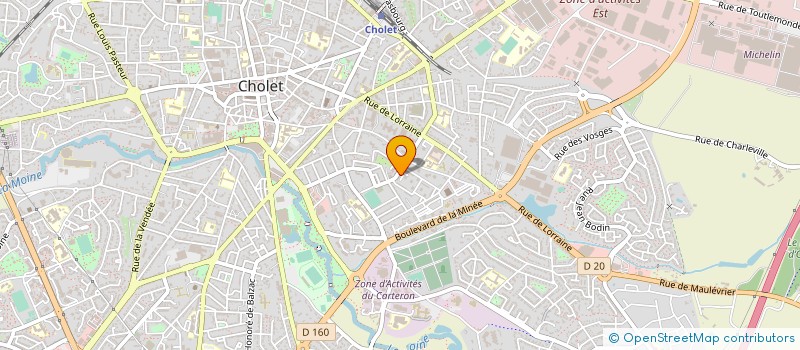 localisation de l'entreprise MONSIEUR ABDELHAK BELKACEM à CHOLET