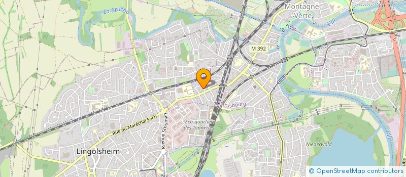 localisation de l'entreprise MONSIEUR ABDELHAK BENBOUDOUH à STRASBOURG