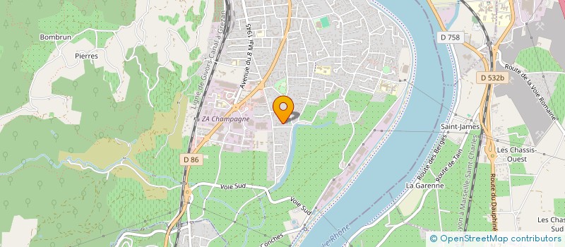 localisation de l'entreprise MONSIEUR ABDELHAK BENDOUNAN à TOURNON SUR RHONE