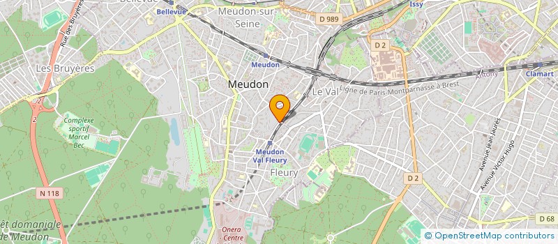 localisation de l'entreprise MONSIEUR ABDELHAK BENIKHLEF à MEUDON