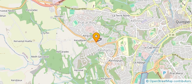 localisation de l'entreprise MONSIEUR ABDELHAK BENJELLOUN à QUIMPER