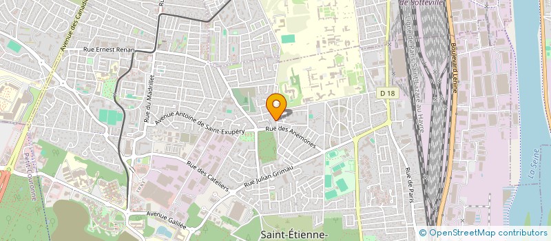 localisation de l'entreprise MONSIEUR ABDELHAK BENSAOUDA à SAINT-ETIENNE-DU-ROUVRAY
