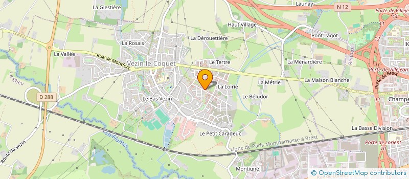 localisation de l'entreprise MONSIEUR ABDELHAK BENZINA  VEZIN-LE-COQUET