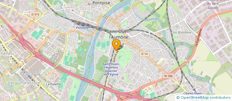 localisation de l'entreprise MONSIEUR ABDELHAK BERKANI à SAINT-OUEN-L'AUMONE