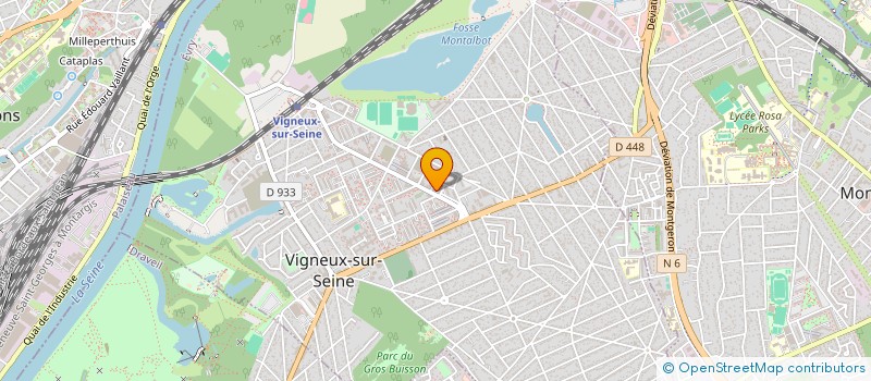 localisation de l'entreprise MONSIEUR ABDELHAK BERRAHEM à VIGNEUX-SUR-SEINE