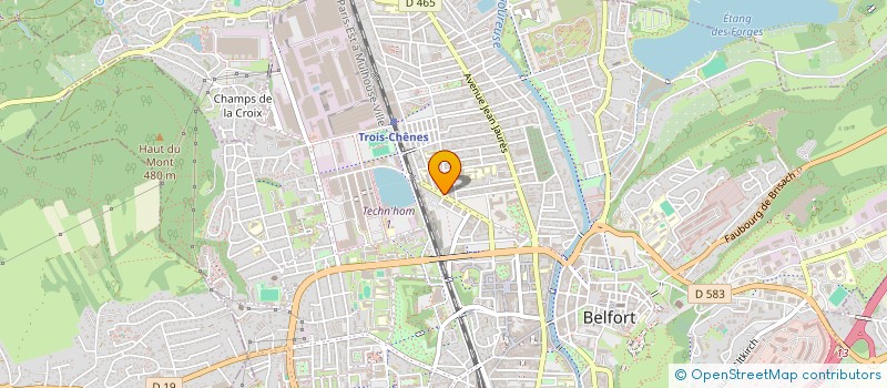 localisation de l'entreprise MONSIEUR ABDELHAK BOUABDELLAOUI  BELFORT