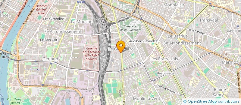 localisation de l'entreprise MONSIEUR ABDELHAK BOUAZZOUNI à LYON