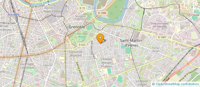 localisation de l'entreprise MONSIEUR ABDELHAK BOULDJEDRI  GRENOBLE