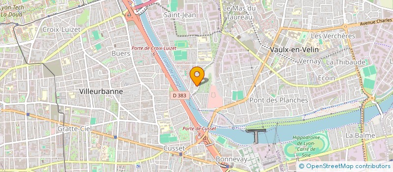 localisation de l'entreprise MONSIEUR ABDELHAK BOUSLAMA  VILLEURBANNE