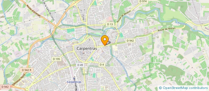 localisation de l'entreprise MONSIEUR ABDELHAK BOUZELMAT à CARPENTRAS