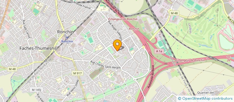 localisation de l'entreprise MONSIEUR ABDELHAK CHAHED  RONCHIN