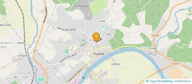 localisation de l'entreprise MONSIEUR ABDELHAK CHAIBI  FUMEL