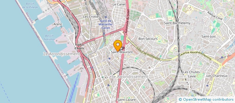 localisation de l'entreprise MONSIEUR ABDELHAK CHERIF à MARSEILLE